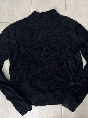 Spritual Gangster Cozy Black Sweater